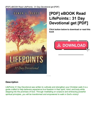 [pdf] ebook read lifepoints 31 day devotional get [pdf]
