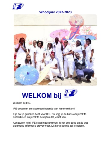 WELKOM 2 IFE_INFO boekje schooljaar 2022-2023 _