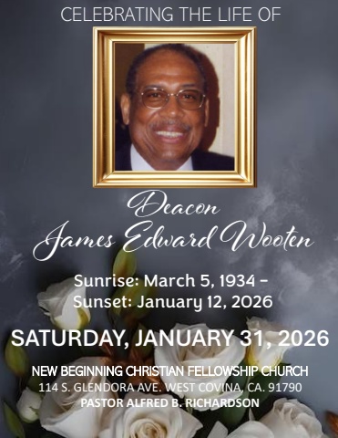 Deacon James Edward Wooten Obituary January 31, 2026