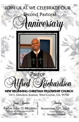 NBCFC Alfred Richardson's Anniversary Program