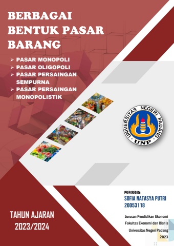 BERBAGAI BENTUK PASAR BARANG