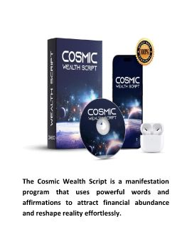 Cosmic Wealth Script™ by Stanely Dawejko Program Audio Digital