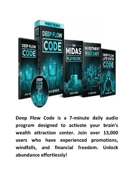 Deep Flow Code™ PDF eBook by John Rivers Program Digital