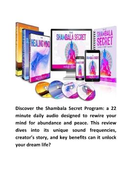 The Shambala Secret™ PDF eBook by David Chandler Program Digital