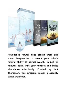 Abundance Airway™ PDF eBook by Jack Thompson Program Digital