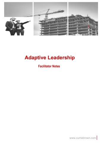 Adaptive Leadership - Facilitators Notes