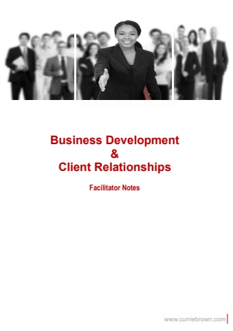 Business Development & Client Relationship - Facilitator Notes.