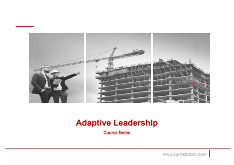Adaptive Leadership - Course Notes (tablet/ipad).