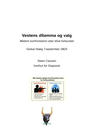 Vestens dilemma og valg-Vurdxering september 2025