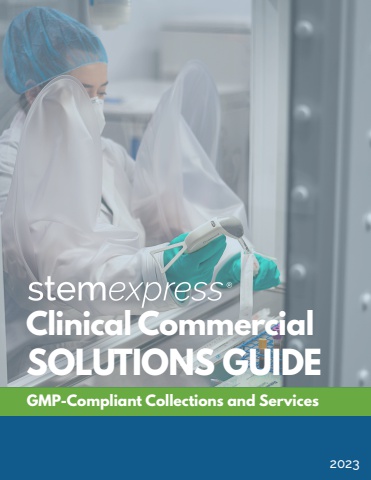 StemExpress Clinical Commercial Solutions Guide 2023