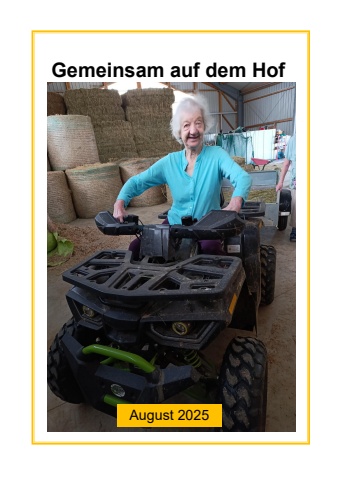 Gemeinsam auf dem Hof - August 2025
