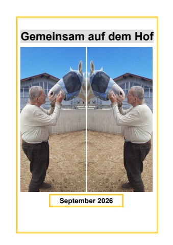 Gemeinsam auf dem Hof-  September 2026