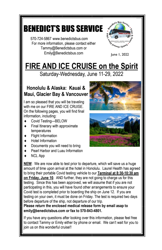 Fire and Ice - June 11-28 2022 FINAL INFORMATION