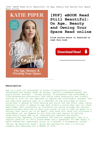 [pdf] ebook read still beautiful on age  beauty and owning your space read online
