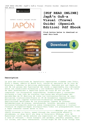 [pdf read online] japãƒâ³n guãƒâ­a visual (travel guide) (spanish edition) pdf ebook
