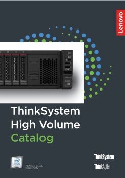 Lenovo DCG ThinkSystem Product Catalog