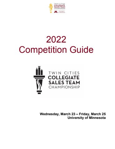 2022 TCCSTC Competition Guide