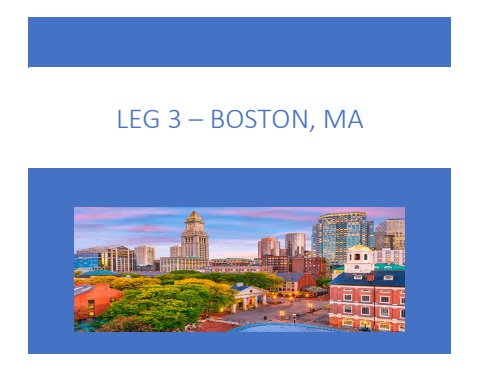 Leg 3 - Boston, MA - 100 KM