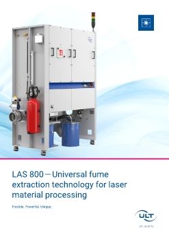 LAS 800 - Universal fume extraction technology for laser material processing