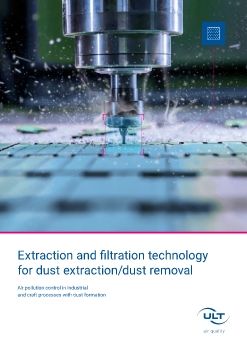 Extraction and filtration technology for dust extraction/dust removal