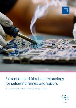 Extraction and filtration technology for soldering fumes and vapors