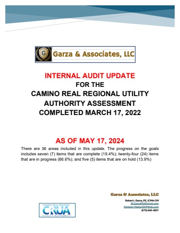 A_CRRUA Internal Audit Update Report dated May 17, 2024_