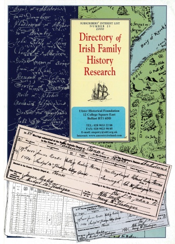 Directory of Irish Family History Research, Subscriber Interest List, No. 23, 2000