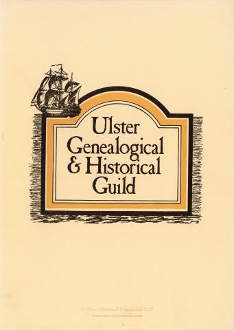 Ulster Genealogical and Historical Guild Newsletter Vol. 1, No. 1, 1978