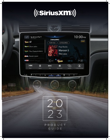 2023 SiriusXM Product Guide