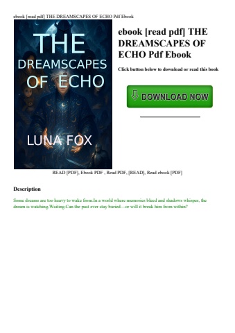 ebook [read pdf] the dreamscapes of echo pdf ebook