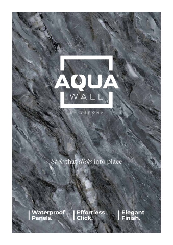 Aqua Wall Product Catalogue