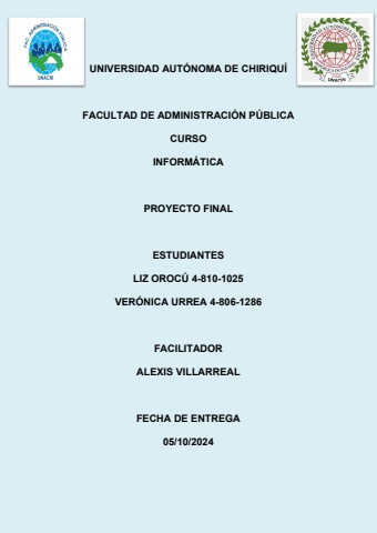 Trabajo final  de Informatica
