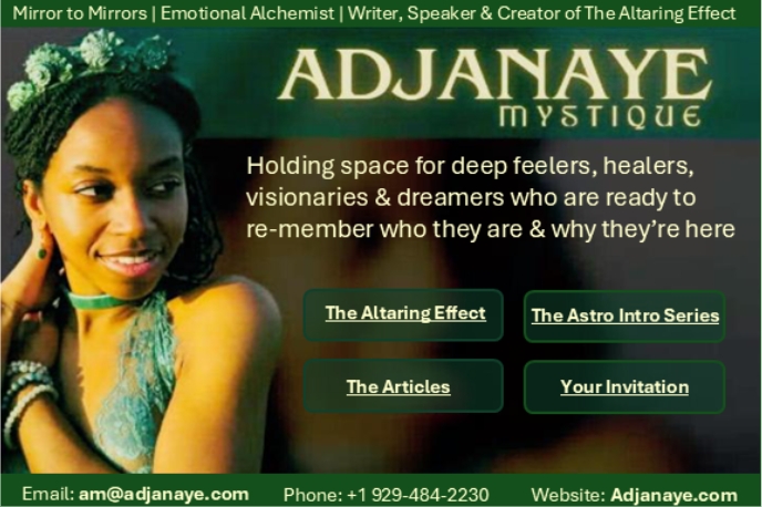Adjanaye Mystique Branding Card