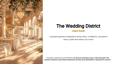 TVLC Wedding District Client Guide