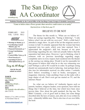AA NEWS FEBRUARY 2019