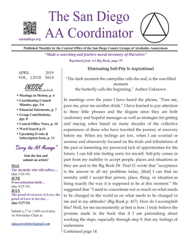 AA NEWS APRIL 2019