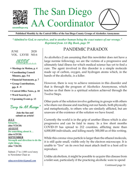 AA NEWS JUNE 2020