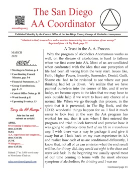 AA NEWS MARCH 2020