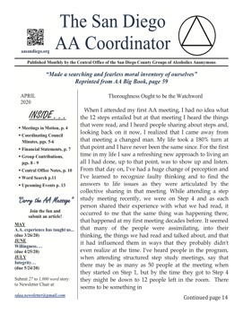 AA NEWS APRIL 2020
