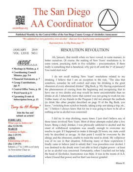 AA NEWS JANUARY 2019
