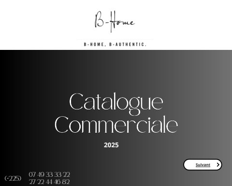 catégorie Extérieur BHOME CATALOGUES