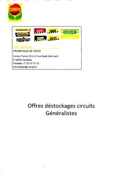 Offres de déstockages circuits généralistes_Neat