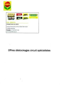 Offres de déstockages circuits spécialistes_Neat