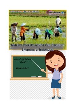 Macam-macam usaha dan kegiatan ekonomi di indonesia