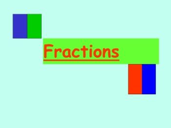 Fractions E-book