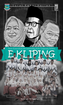 E-KLIPING, SURAT KABAR HARIAN PEMERINTAH KOTA TANGERANG SELATAN, JUMAT 11 MEI 2018