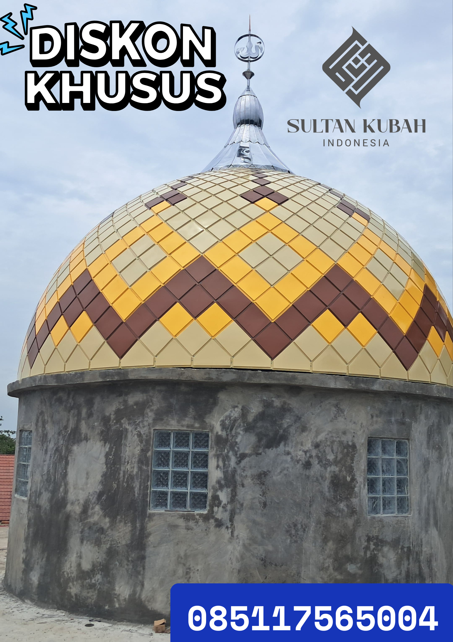 TERMURAH KUBAH MASJID HARGA BERGARANSI, Kecamatan Talun, Kabupaten Pekalongan WA. 085117565004