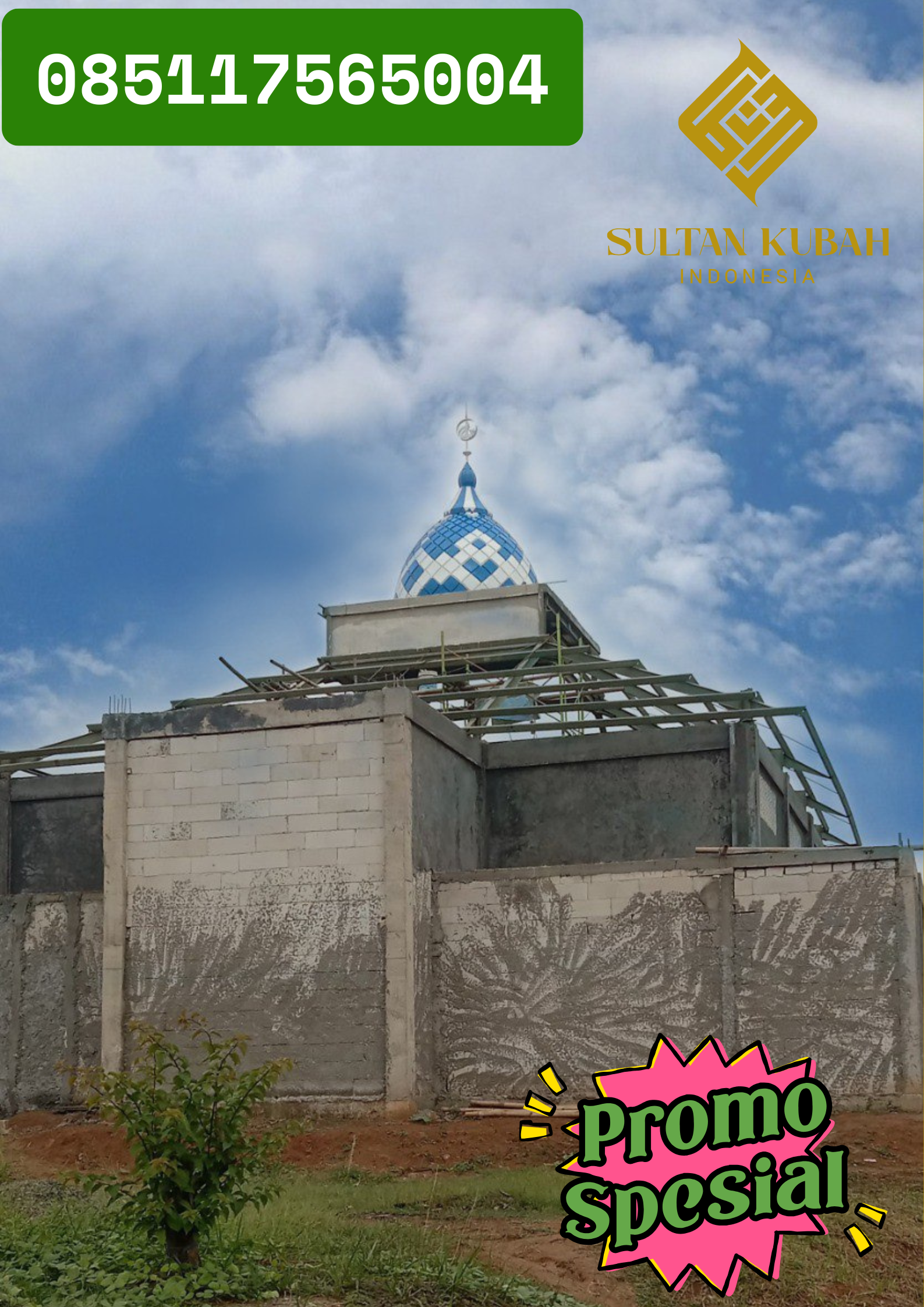 TERMURAH KUBAH MASJID KECIL Kecamatan Poleang Tengah, Kabupaten Bombana WA 085117565004