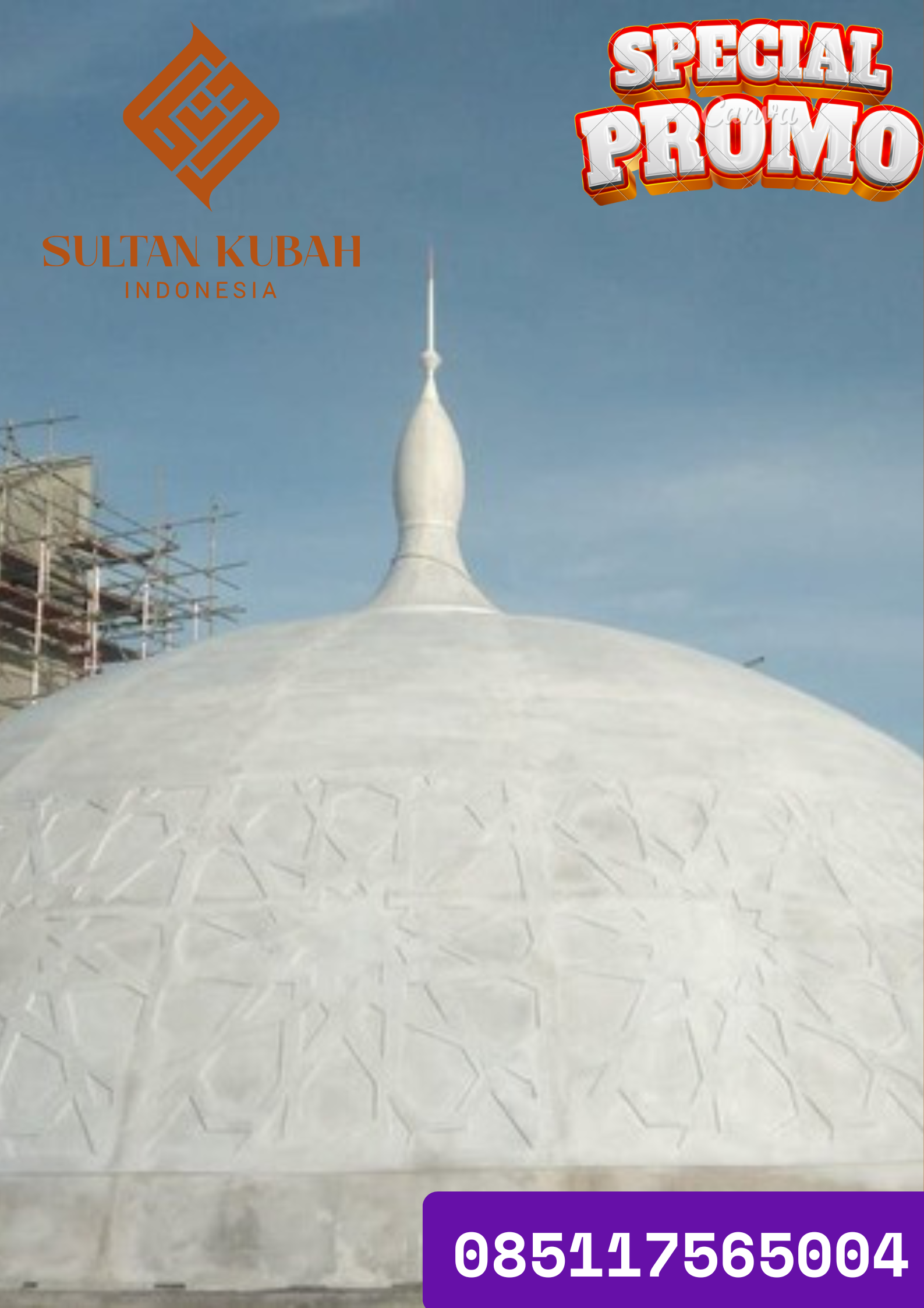 TERMURAH KUBAH MASJID KECIL di Kecamatan Pelawan, Kabupaten Sarolangun WA 085117565004