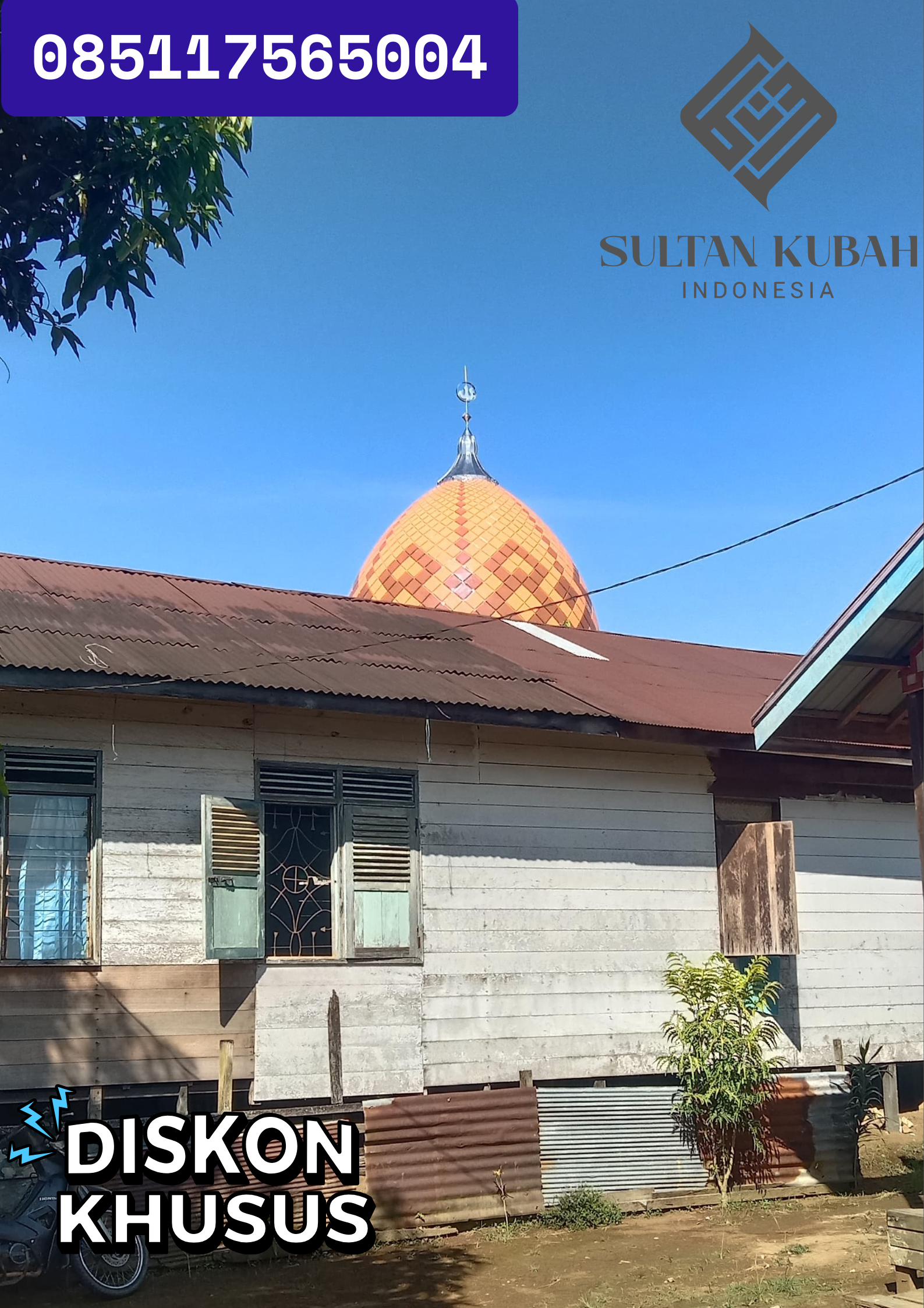 TERMURAH KUBAH MASJID KECIL di KECAMATAN Libureng, KABUPATEN Bone WA 085117565004